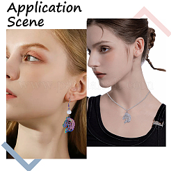 12Pcs 3 Colors 201 Stainless Steel Pendants&nbsp;FIND-SC0005-87