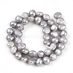 Natural Cultured Freshwater Pearl Beads Strands&nbsp;PEAR-N014-03J