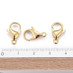 304 Stainless Steel Lobster Claw Clasps&nbsp;STAS-H352-01G-G