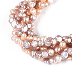 Natural Cultured Freshwater Pearl Beads Strands&nbsp;PEAR-N027-01A