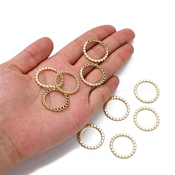 合金フレームコネクター  リング  ライトゴールド  22x1.5mm  内径：18mm&nbsp;PALLOY-T067-116LG