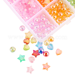 630Pcs Eco-Friendly Transparent Acrylic Beads&nbsp;TACR-CJ0001-23