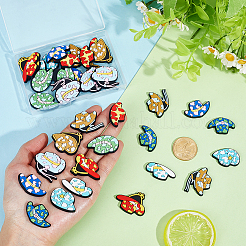 40Pcs 10 Styles PVC Cabochons&nbsp;PVC-PH0001-40