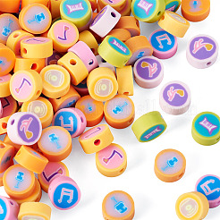 200Pcs Printed Handmade Polymer Clay Beads&nbsp;CLAY-TA0002-11