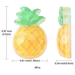 Translucent Resin Decoden Cabochons&nbsp;CRES-YW0001-06