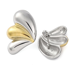 304 Stainless Steel Stud Earrings&nbsp;AJEW-Q001-01PG