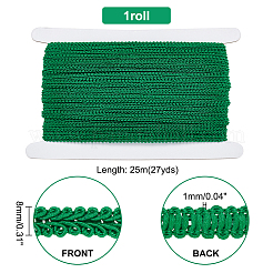 25M Polyester Braided Lace Trim&nbsp;OCOR-PH0003-87D