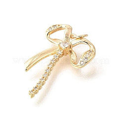 Brass Micro Pave Cubic Zirconia Pendants&nbsp;KK-V008-13G-02