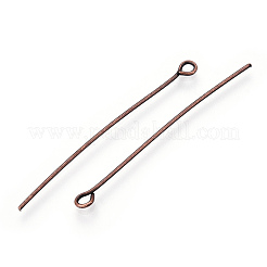 アイアン製9ピン  カドミウムフリー＆ニッケルフリー＆鉛フリー  赤銅鉱  50x0.7mm  穴：2mm  約2100個/500g&nbsp;IFIN-R218-0.7x50-R-NF