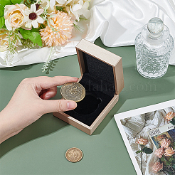 Rectangle PU Imitation Leather Coin Storage Boxes&nbsp;CON-WH0089-145C
