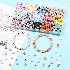 1440Pcs 15 Colors Opaque Acrylic Beads&nbsp;OACR-FS0002-80