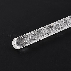 アクリル粘土模様ローラー  エンボスクッキーを焼くため  キッチンツール  粘土ツール  丸い模様  16.5~16.7x0.95~1cm&nbsp;AJEW-F055-06A