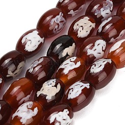 Natural Agate Beads Strands&nbsp;GG-CBA4812-A03-10x14MM
