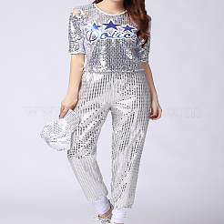 ペット用パイル生地付きポリエステル1ヤード  服装アクセサリー  銀  1140x0.1mm&nbsp;DIY-LP0002-26A