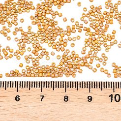 MIYUKIデリカビーズ  シリンダー  日本製シードビーズ  11/0  （db2303)マット不透明光沢ハニービーab  1.3x1.6mm  穴：0.8mm  約10000個/袋  50 G /袋&nbsp;SEED-X0054-DB2303