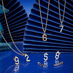 18Pcs 18 Style 304 Stainless Steel Pendants&nbsp;STAS-UN0040-46