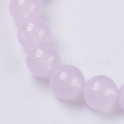 Natural Jade Beaded Stretch Bracelet&nbsp;BJEW-P213-24-8mm