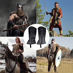 Imitation Leather Pirate Boot Covers&nbsp;AJEW-WH20020-020B-02