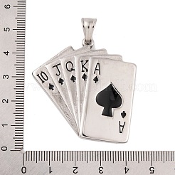 304 Stainless Steel Pendants&nbsp;STAS-K283-22P-02
