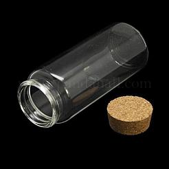 Glass Jar Glass Bottle for Bead Containers&nbsp;X-CON-E008-127x47mm