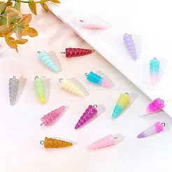 32Pcs Resin Pendants&nbsp;RESI-SC0001-87
