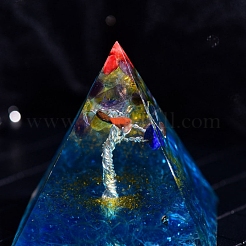 Orgonite Pyramid Resin and Glass Display Decorations&nbsp;PW-WG14D54-01