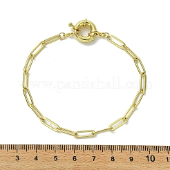 Brass Paperclip Chain Bracelets for Women&nbsp;BJEW-JB13615