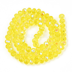 Electroplate Glass Beads Strands&nbsp;EGLA-A044-T6mm-L29
