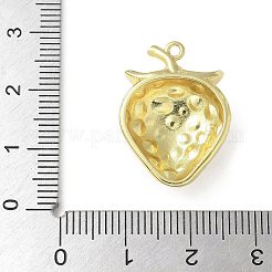 真鍮チャーム  イチゴのチャーム  ラックめっき  長持ちメッキ  18KGP本金メッキ  24x17x6.5mm  穴：1.5mm&nbsp;KK-P290-08A-G