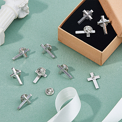 24Pcs Religion Corss Alloy Brooch&nbsp;JEWB-FH0001-62