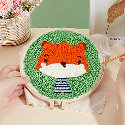 Linen Cloth for Punch Needle&nbsp;DIY-WH0032-43