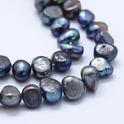 Natural Cultured Freshwater Pearl Beads Strands&nbsp;PEAR-K004-10C
