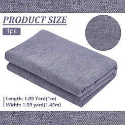 ポリエステルソファ生地  枕 クッション ソファアクセサリー  グレー  1000x1450mm&nbsp;DIY-WH0671-178A