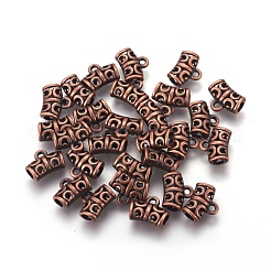 Tibetan Style Alloy Hangers&nbsp;TIBEP-QA785-R-LF