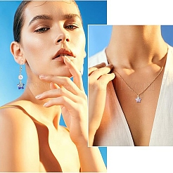 20Pcs 2 Colors Electroplate Glass Pendants&nbsp;GLAA-YW0004-53