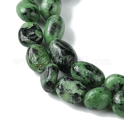 Natural Ruby in Zoisite Beads Strands&nbsp;G-G117-A02-03