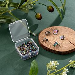 40Pcs 2 Style Ion Plating(IP) 304 Stainless Steel Stud Earring Findings&nbsp;STAS-LS0001-50MC