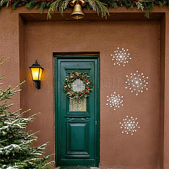 4Pcs Iron & Acrylic Wall Decorations&nbsp;AJEW-WH0871-55P