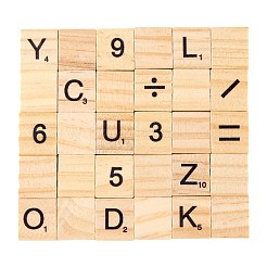 120Pcs 2 Style Wood Cabochons&nbsp;WOOD-LS0001-19