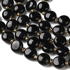 Natural Black Tourmaline Beads Strands&nbsp;G-H005-B10-01