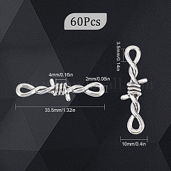 Tibetan Style Alloy Connector Charms&nbsp;FIND-SC0003-49