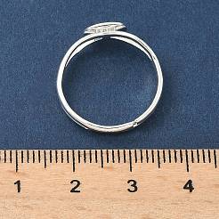 Adjustable Brass Pad Ring Setting&nbsp;KK-K414-05B-S