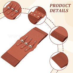 1Pc Imitation Leather Elastic Waist Belts for Women&nbsp;AJEW-CL0002-92A