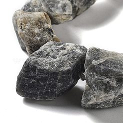 未加工天然ラブラドライトビーズ連売り  ナゲット  19~28x15~26x14~22mm  穴：3.7mm  約16個/連  16.73''（42.5センチメートル）&nbsp;G-J388-A07-01