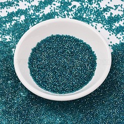 MIYUKIデリカビーズ  シリンダー  日本製シードビーズ  11/0  （db1764)エメラルドライニングアクアアブ  1.3x1.6mm  穴：0.8mm  約2000PCS /ボトル  10 G /ボトル&nbsp;SEED-JP0008-DB1764