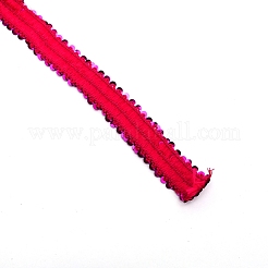 ポリエステルコード  ペックグリッター付き  フラット  フクシア  25~30mm  約13 M /袋&nbsp;EC-WH0020-03A