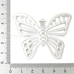304 Stainless Steel Hollow Butterfly Pendants&nbsp;STAS-L293-16B-P