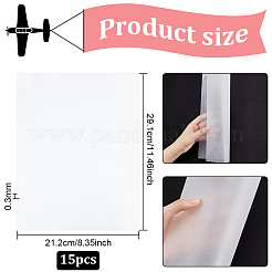 Resin Heat Shrink Sheets Film&nbsp;DIY-WH0304-531A