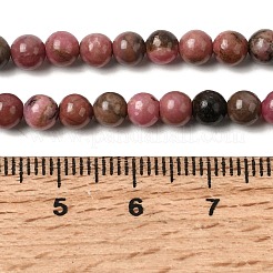 Natural Rhodonite Beads Strands&nbsp;G-G717-4mm
