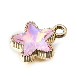 UV Plating Alloy and Glass Pendants&nbsp;GL-CBA6CEF-02G